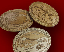 Load image into Gallery viewer, 11" x 14" Oval - 2 or 3 Track Cribbage Boards