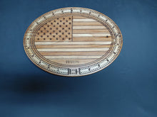 Load image into Gallery viewer, 11" x 14" Oval - 2 or 3 Track Cribbage Boards