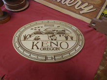 Load image into Gallery viewer, 11" x 14" Oval - 2 or 3 Track Cribbage Boards