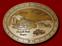 Load image into Gallery viewer, 11&quot; x 14&quot;  Oval - 2 or 3 Track Cribbage Boards
