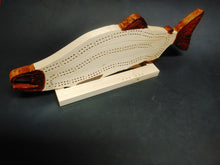 Load image into Gallery viewer, Salmon Cribbage Board
