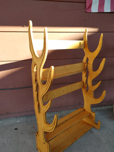 Wood Elk Bow Rack
